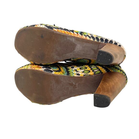 Jeffrey Campbell Lita Boots - Retro 70s Platform Booties - Embroidery - Size 8.5 - Picture 5 of 7